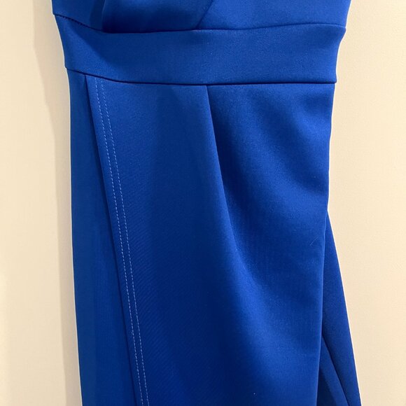 Boohoo Strapless Long Blue Dress - Picture 5 of 15